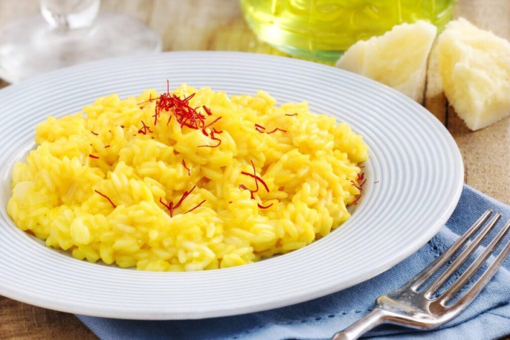 Milan: Risotto Milanese style